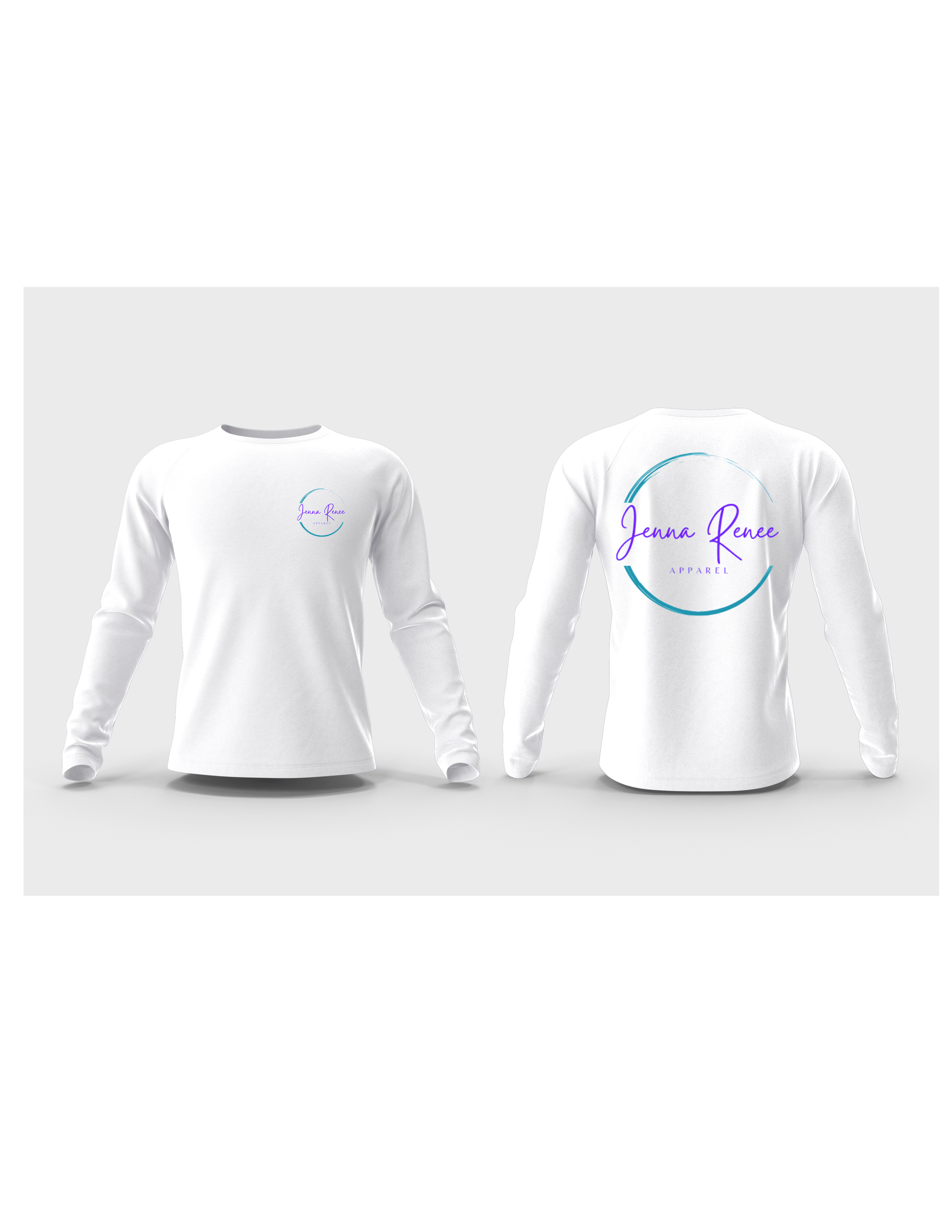 design your own longsleeve drifit shirt front and back design (adult sizes)