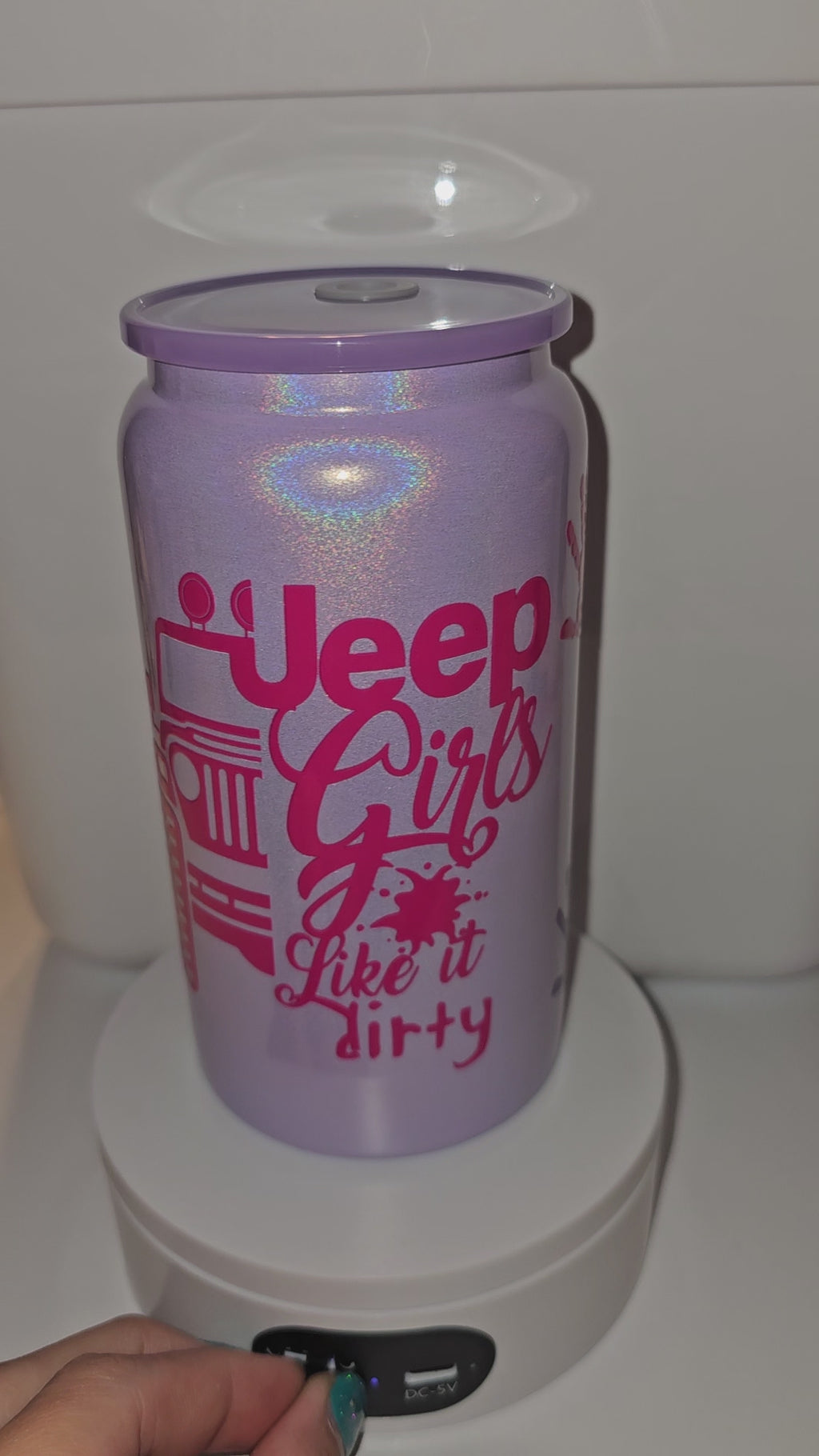 16 oz jeep stainless steel cup