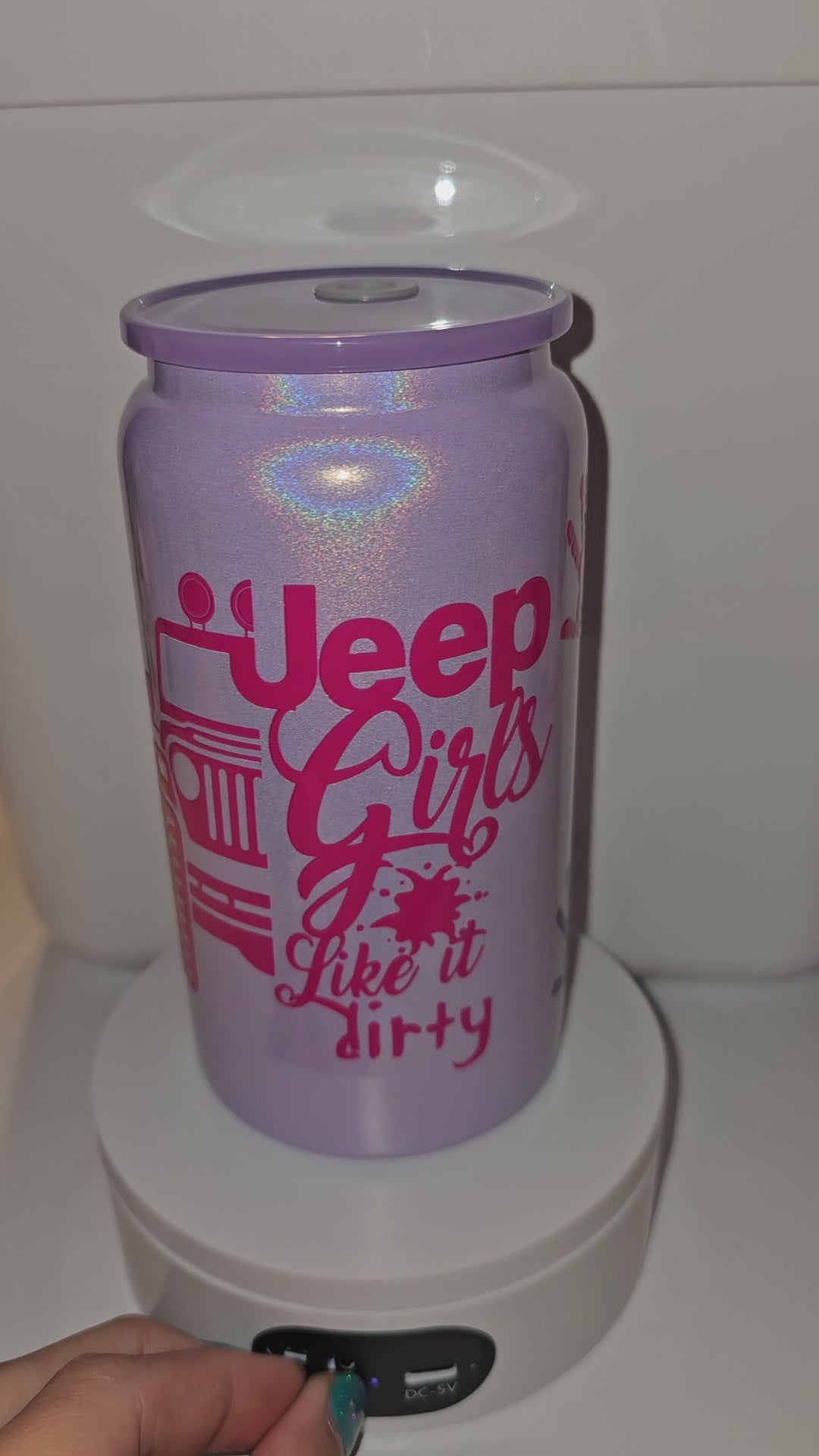 16 oz jeep stainless steel cup