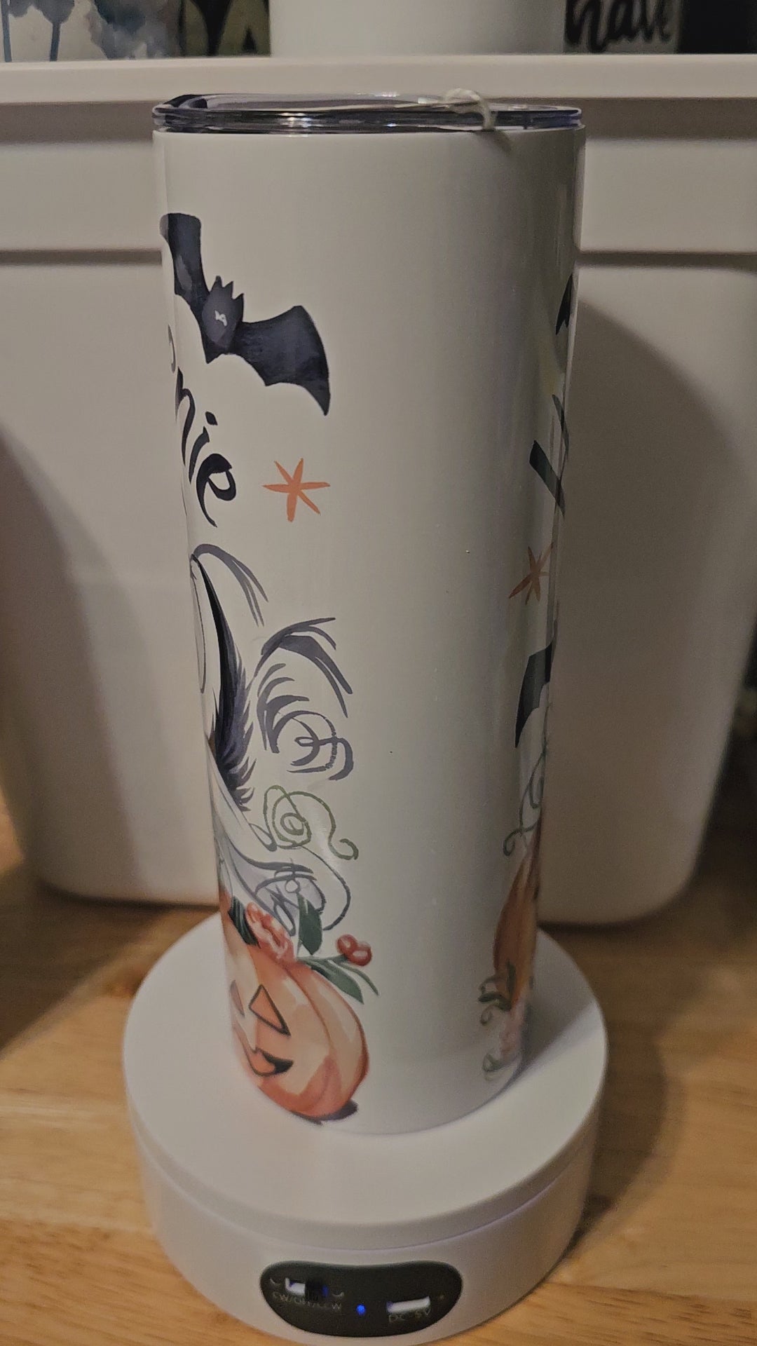 Happy halloweenie 20 oz tumbler