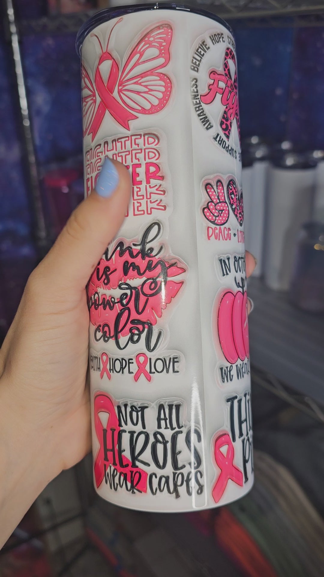 Breast cancer awareness 20 oz