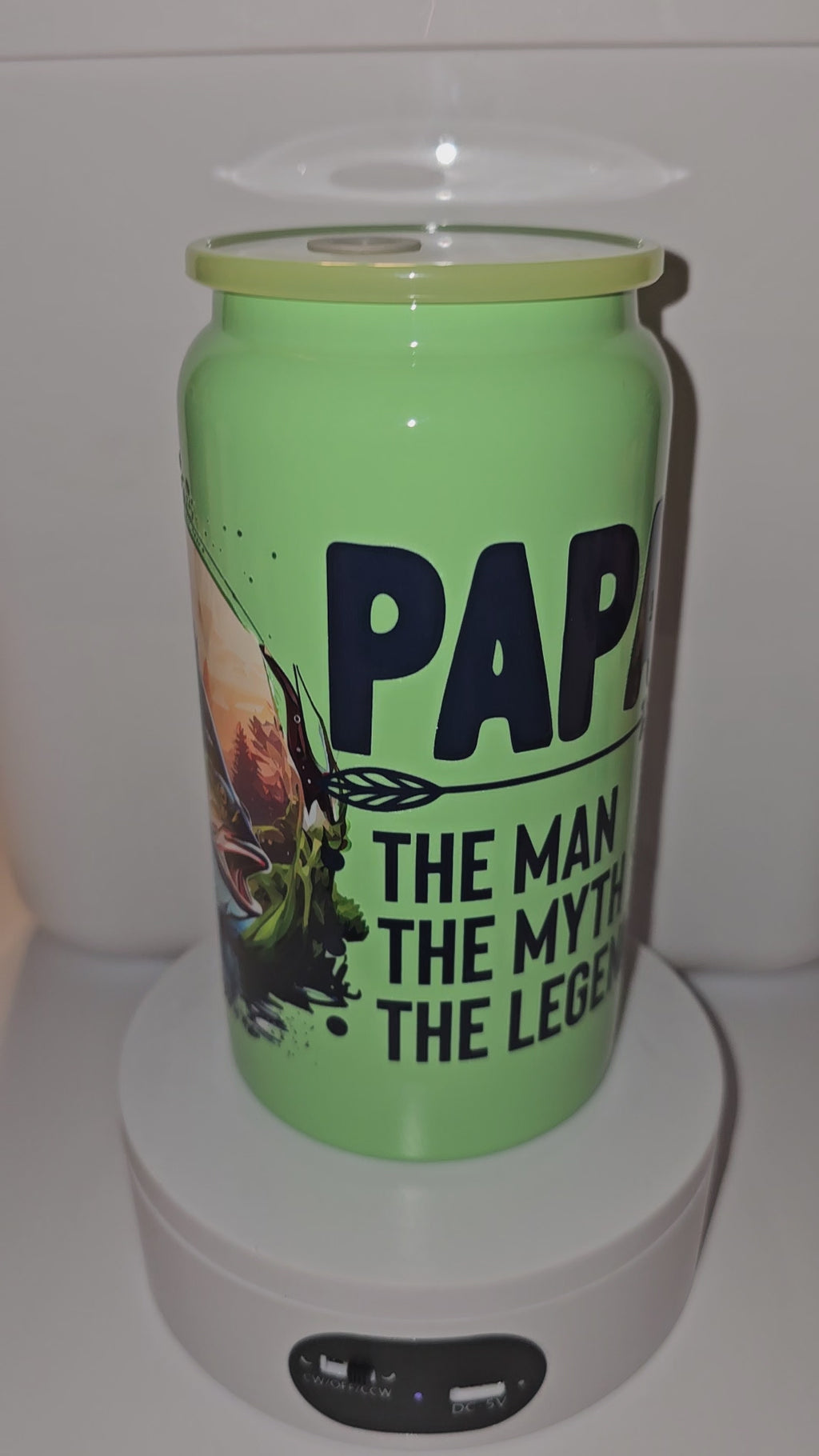 16 oz Papa stainless steel fishing cup