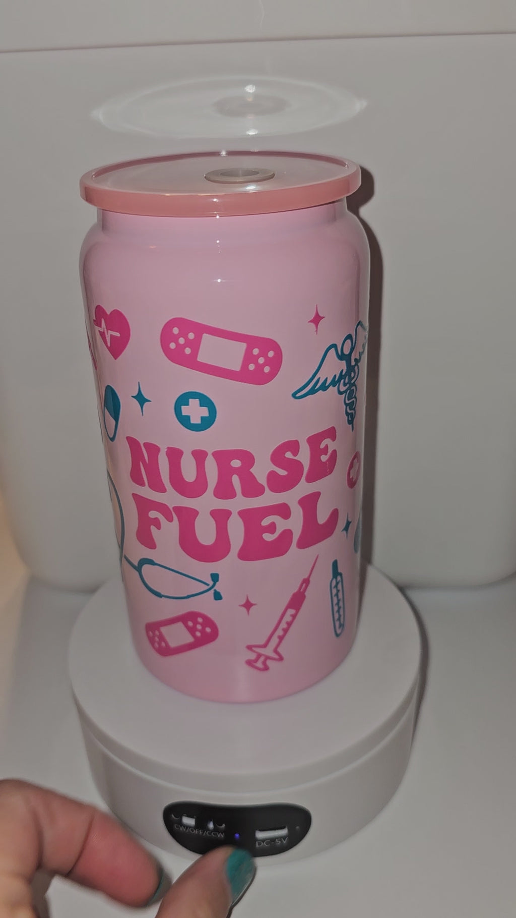 16 oz nurse stainless steel cup