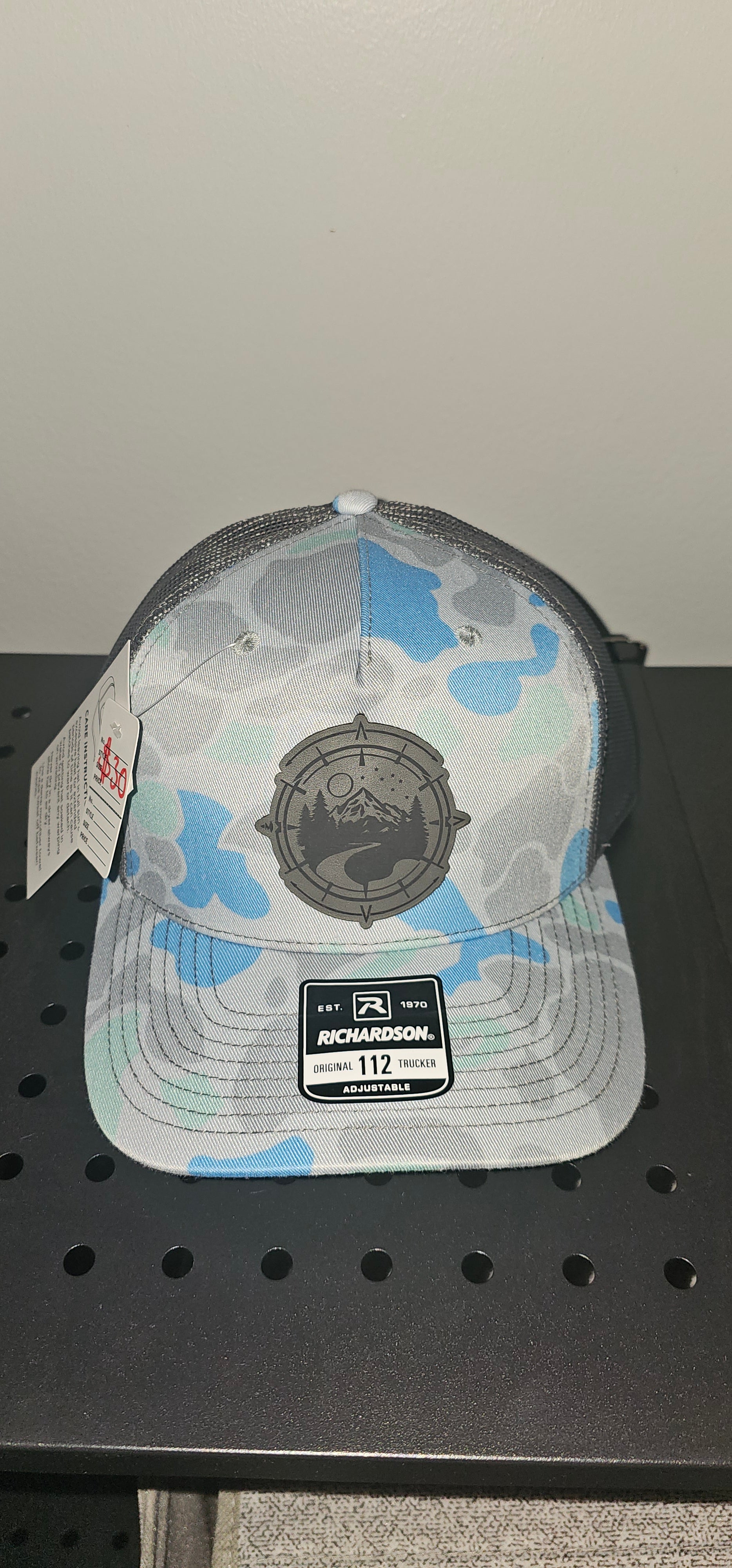 Multi colored camo richardson hat