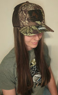 Camo richardson hat with flag and bird