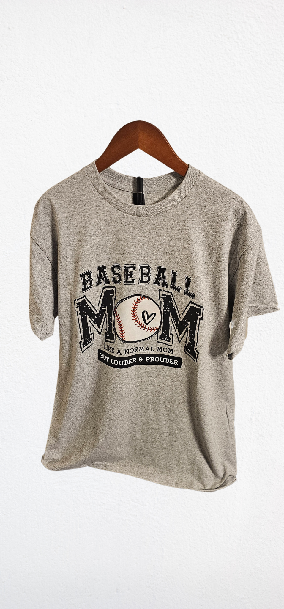 Baseball mom t-shirt
