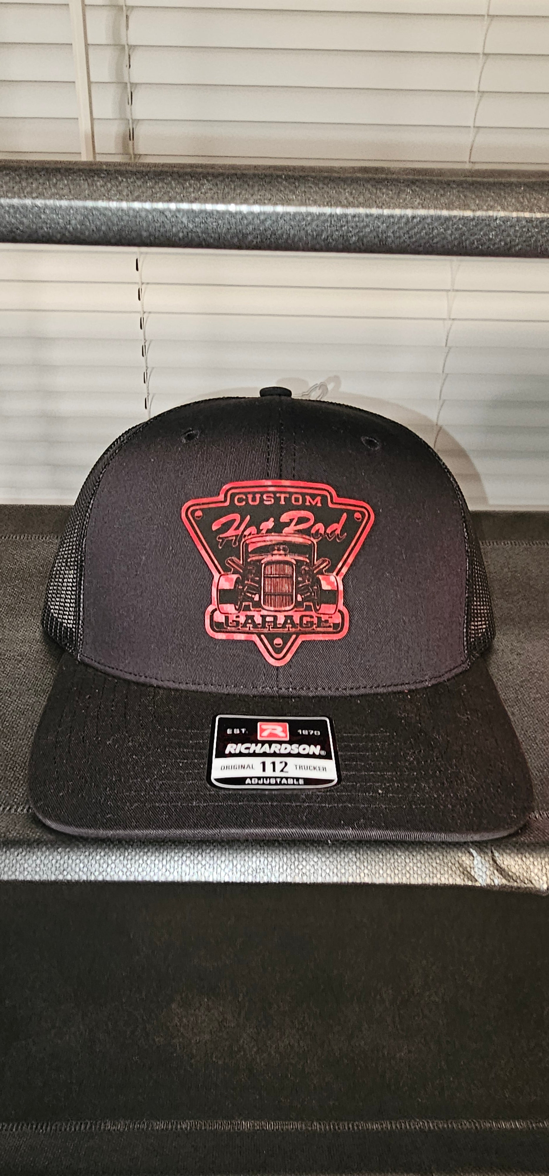 Black hot rod richardson hat