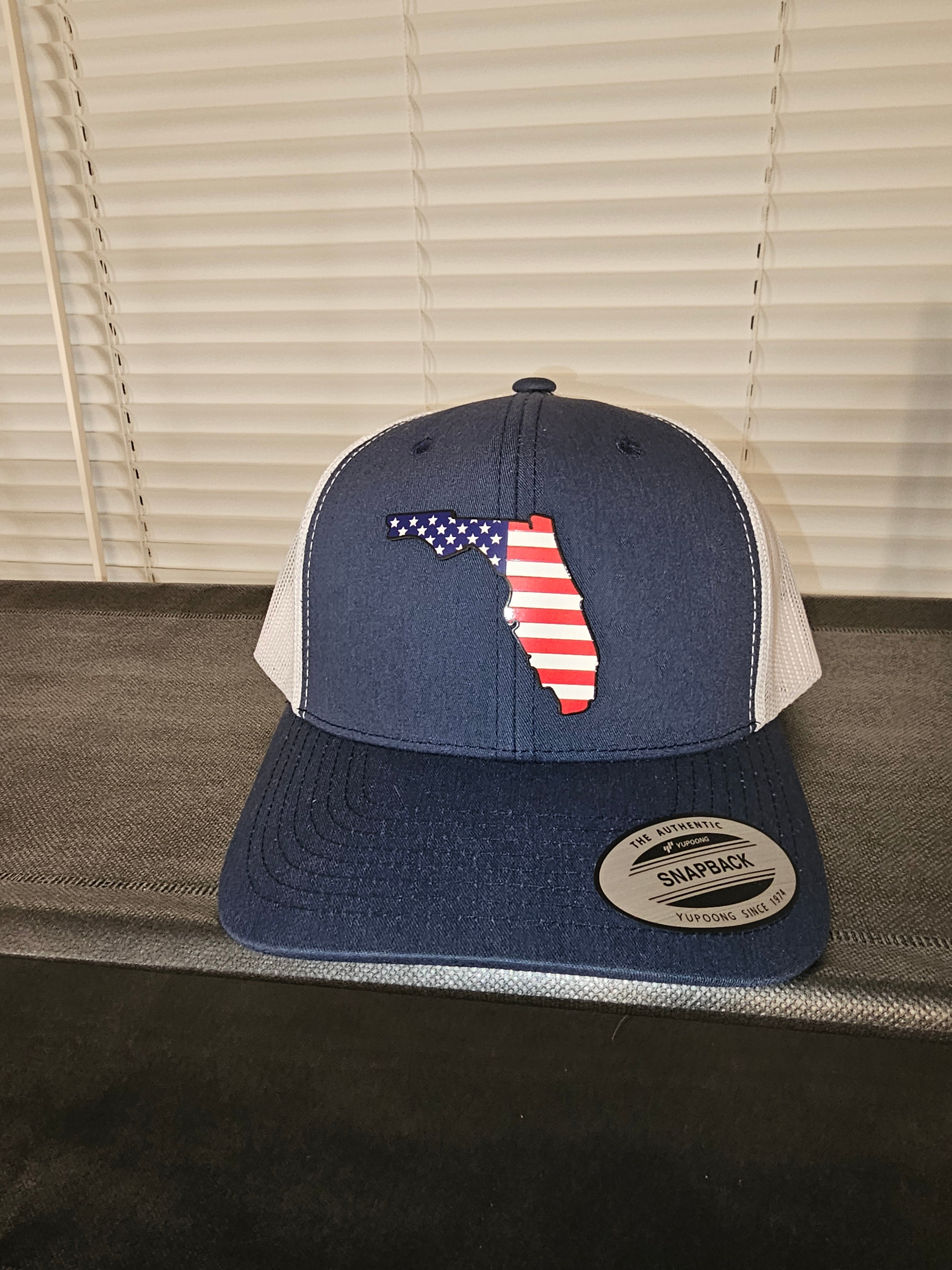 Snapback navy american flag hat