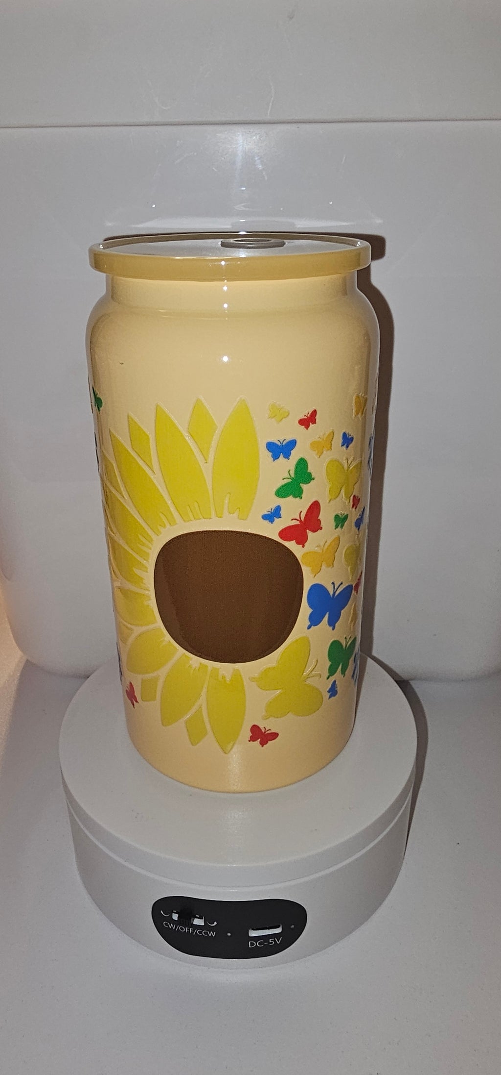 16 oz autism awareness stainless steel cup