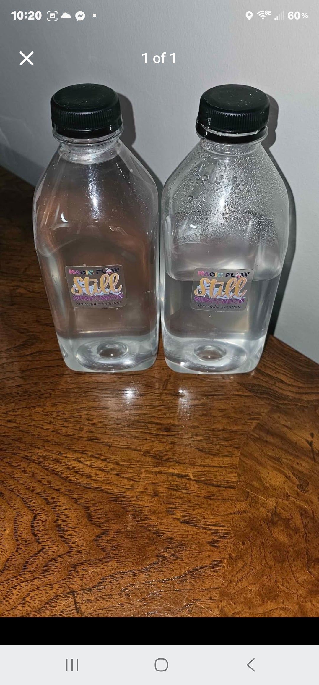 Solution for cups