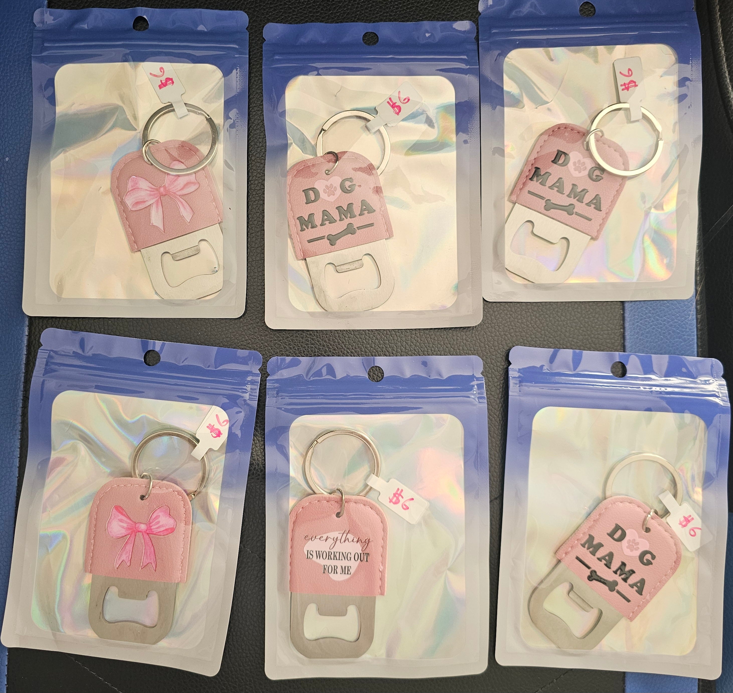 Pink bottle opener
